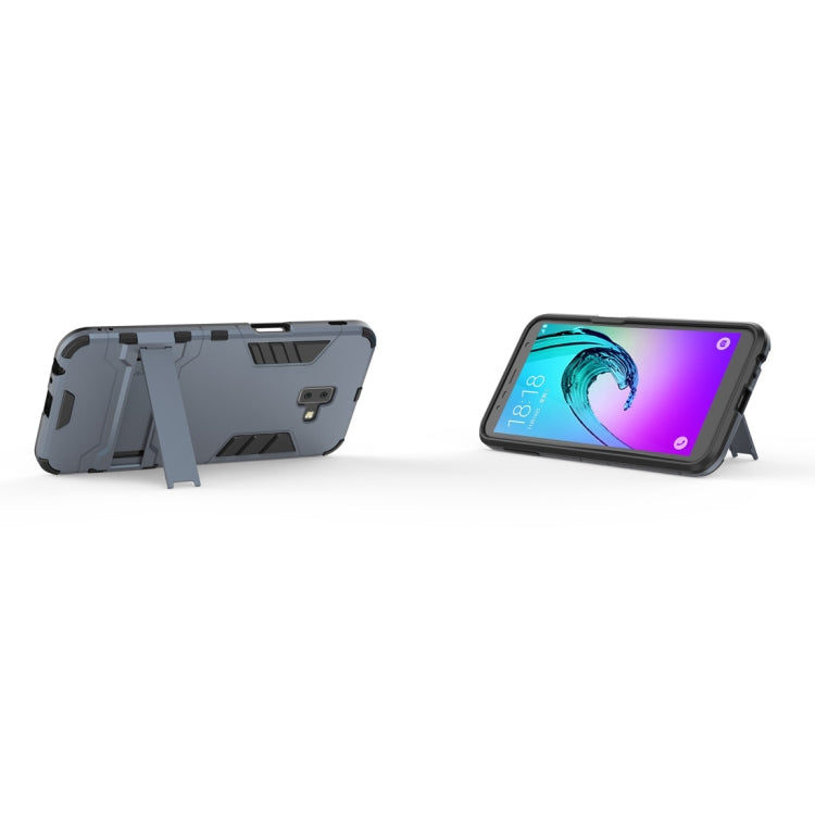 Shockproof PC + TPU Case for Galaxy J6+, with Holder, For Samsung Galaxy J6+