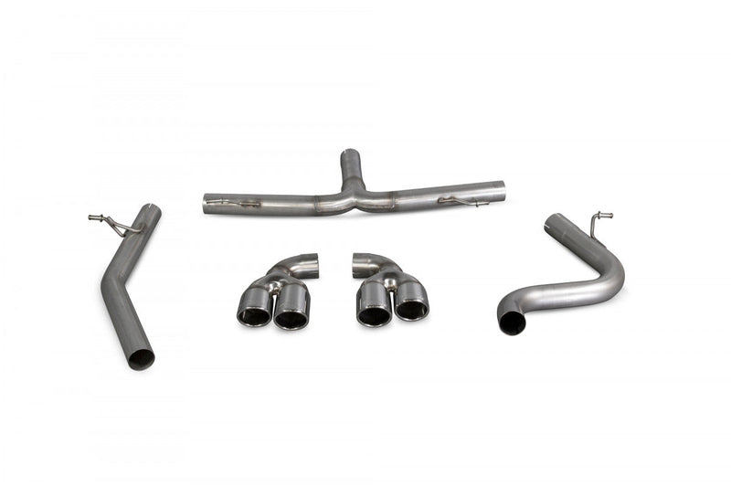 Scorpion Exhausts - Audi TT Mk2 2.0 Tdi Quattro Cat-back system (REQUIRES TTS VALANCE)