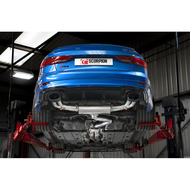 SCORPION EXHAUSTS - GPF BACK / CAT BACK EXHAUST - AUDI RS3 8V SEDAN / SALOON 2017-2020