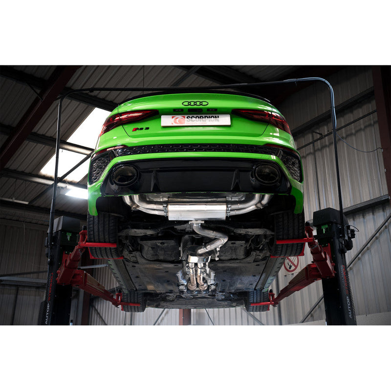 Scorpion Exhausts - Audi RS3 8Y SEDAN / SALOON (None GPF models) Cat back Exhaust system  (Multiple Options)