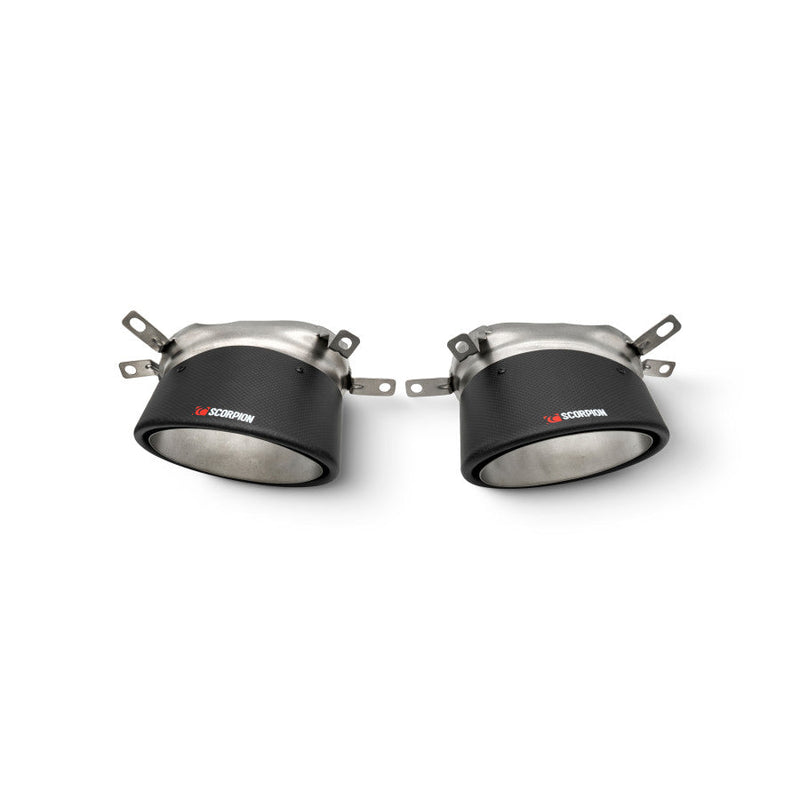 Scorpion Exhausts - Audi RS3 8Y Replacement Carbon Ascari Tips (170x120mm) Pair