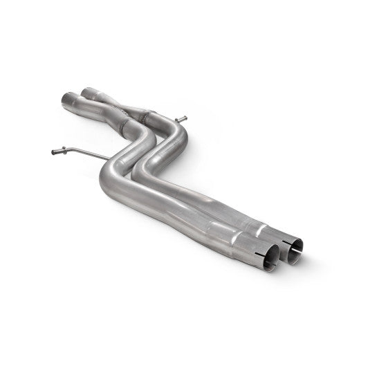 Scorpion Audi S5 8T Sportback Original centre silencer delete with x-pipe