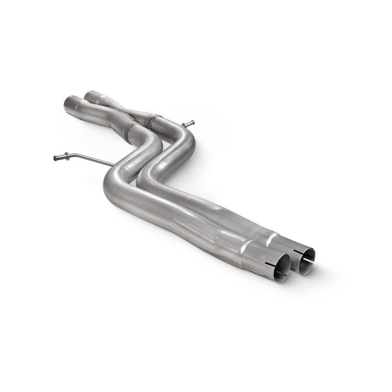 Scorpion Exhausts - Original centre silencer delete with x-pipe - Audi S4 B8/8.5 & Audi S5 B8 (8T) Sportback