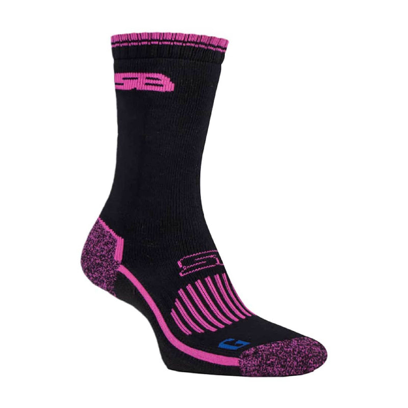 2 Pack Ladies Cotton Walking Socks with Arch Support
