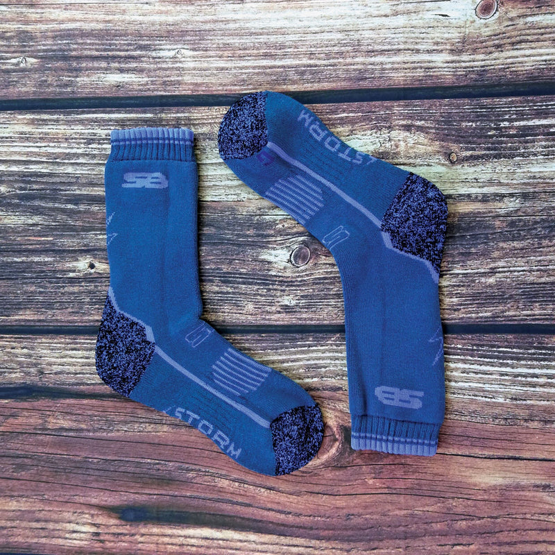 2 Pack Ladies Cotton Walking Socks with Arch Support