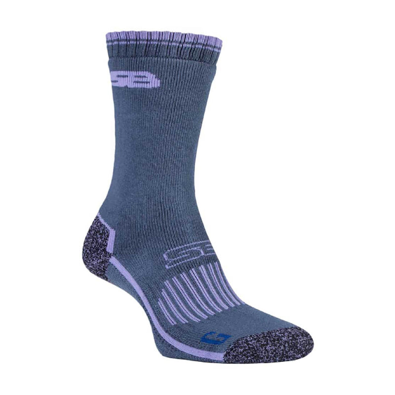 2 Pack Ladies Cotton Walking Socks with Arch Support