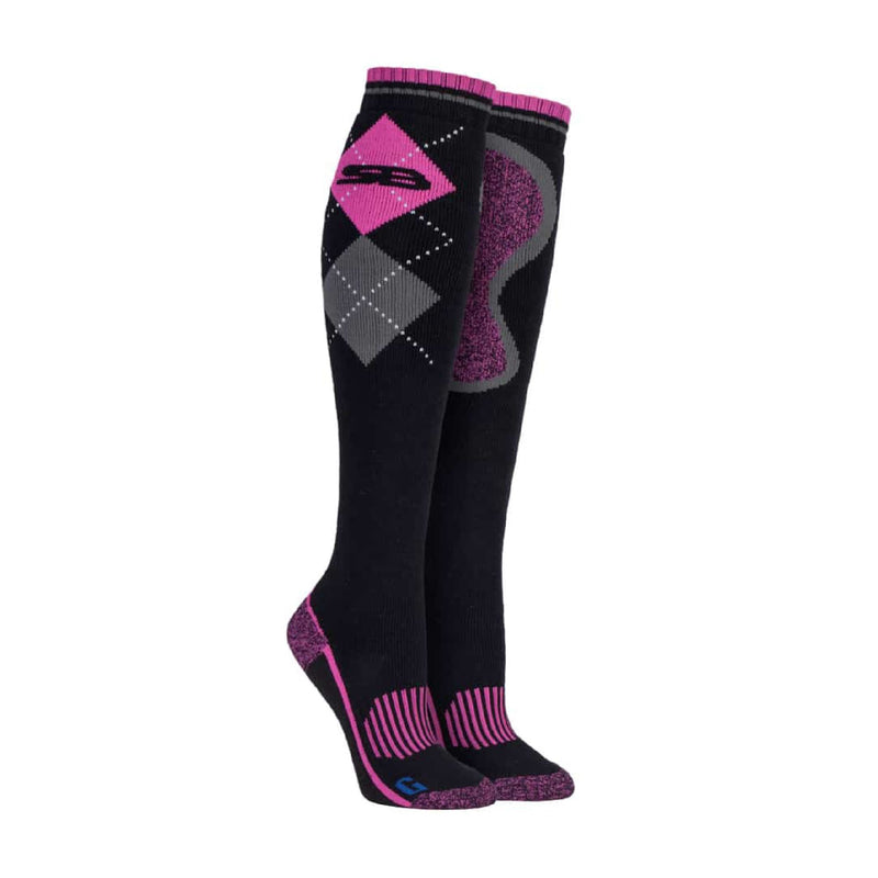 1 Pack Ladies Long Knee High Cotton Equestrian Socks