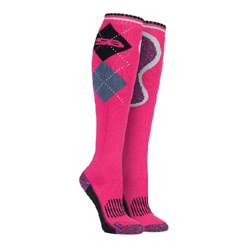 1 Pack Ladies Long Knee High Cotton Equestrian Socks