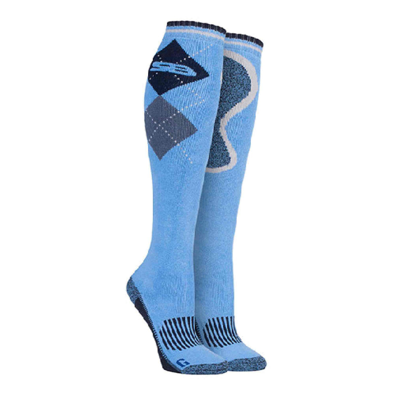 1 Pack Ladies Long Knee High Cotton Equestrian Socks