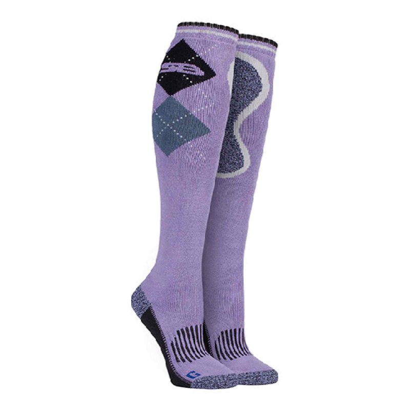 1 Pack Ladies Long Knee High Cotton Equestrian Socks