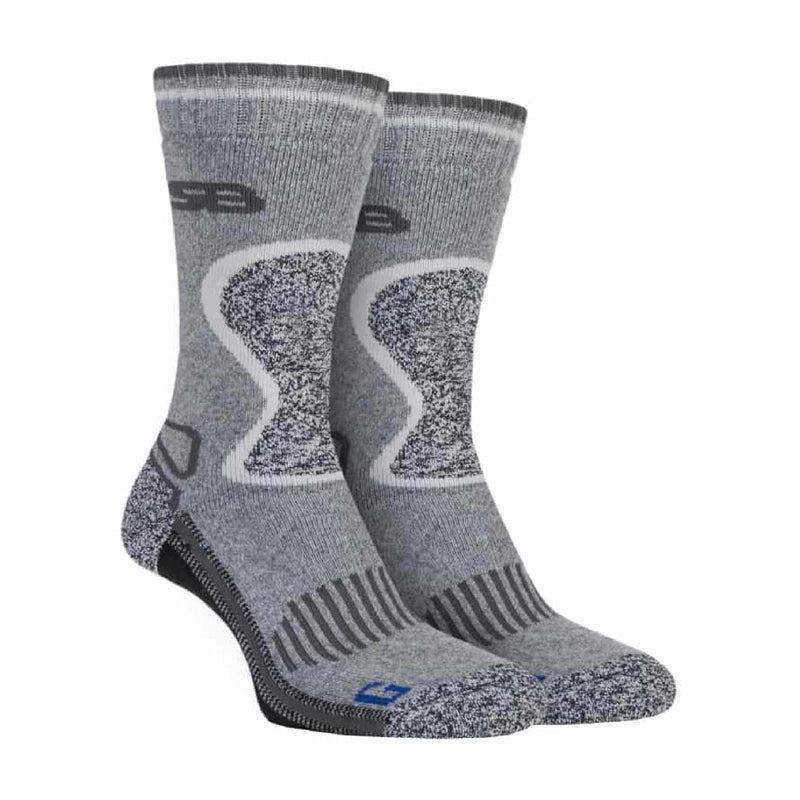 2 Pack Mens Heavy Duty Wool Blend Socks for Winter