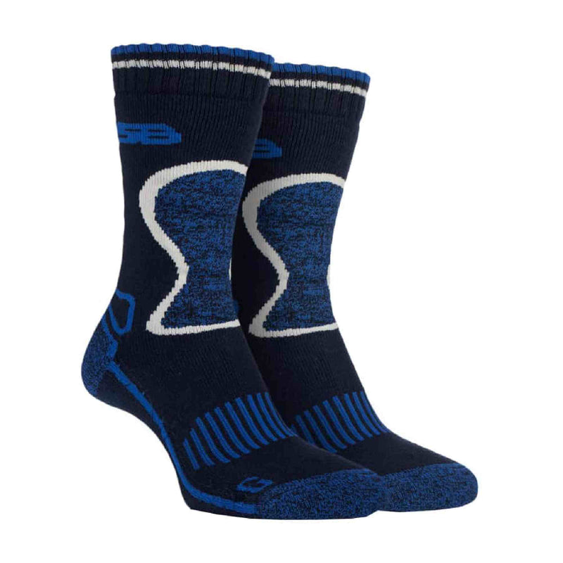 2 Pack Mens Heavy Duty Wool Blend Socks for Winter