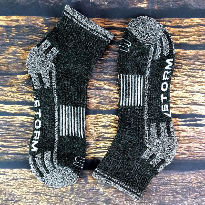 3 Pack Ladies Cushioned Sole Sport Ankle Socks with Arch Support