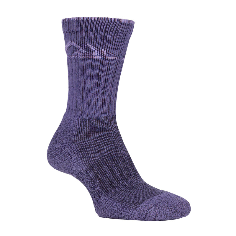 3 Pack Ladies Cushion Sole Outdoor Cotton Rich Hiking Boot Socks