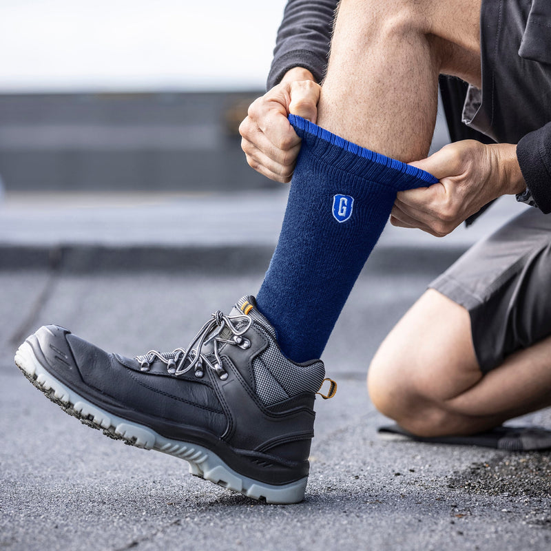 Anti Abrasion Heavy Duty Work Socks for Steel Toe Boots