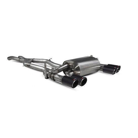 Scorpion Exhausts - None Resonated Cat Back with Electronic Valve (BMW M3 F80 / M4 F82/F83)