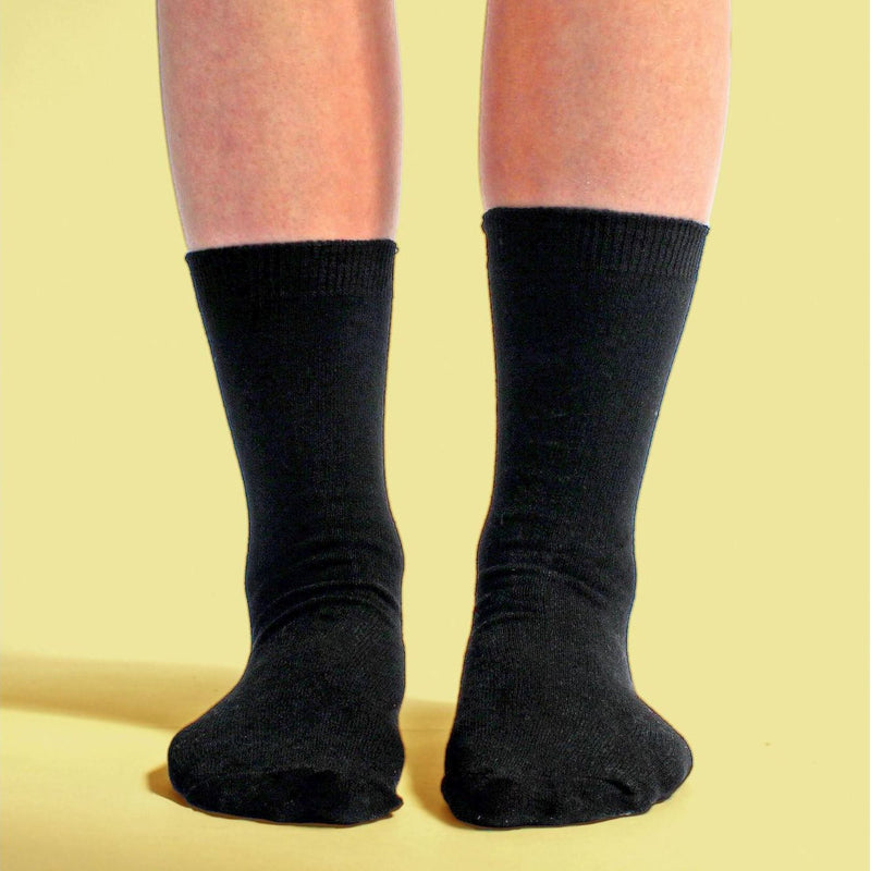 24 Pair Multipack Kids Plain School Socks