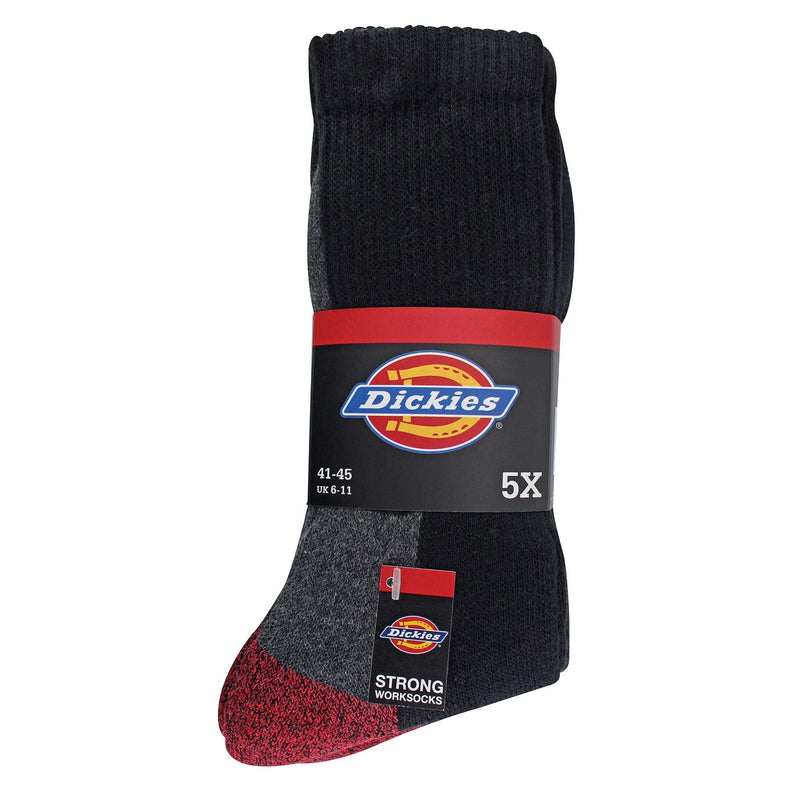 Mens 5 Pack Strong Cotton Work Socks