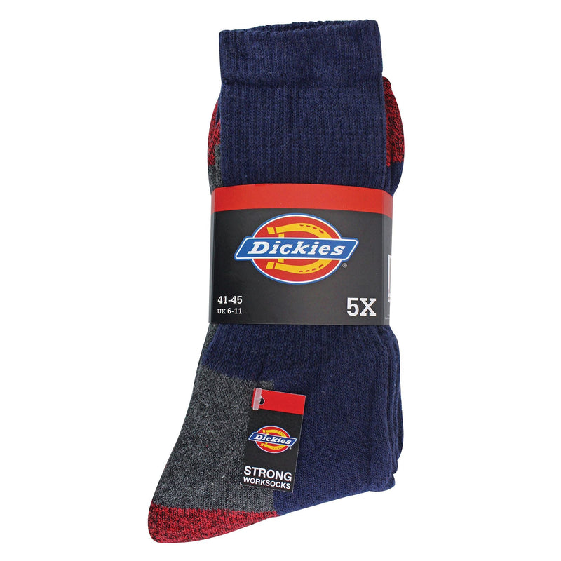 Mens 5 Pack Strong Cotton Work Socks