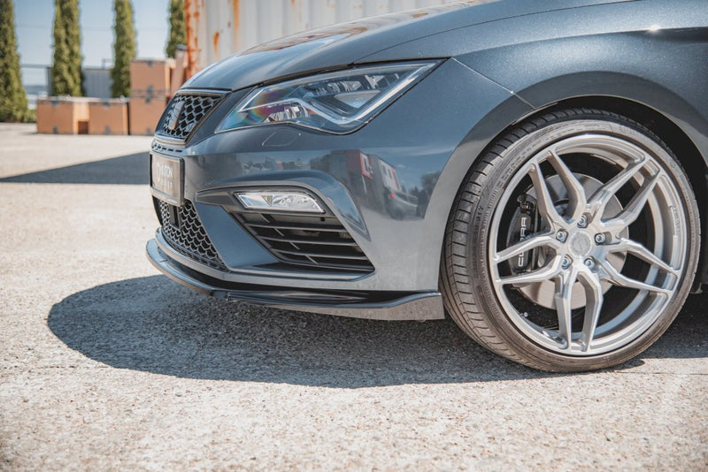Maxton Design - FRONT SPLITTER V5 SEAT LEON CUPRA/ FR MK3 FACELIFT (2017-2019)