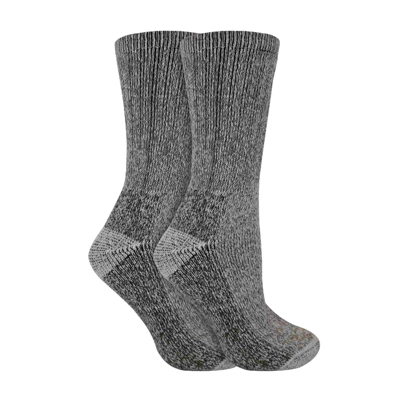 2 Pack Ladies Cushioned Heel & Toe Thermal Wool Hiking Socks