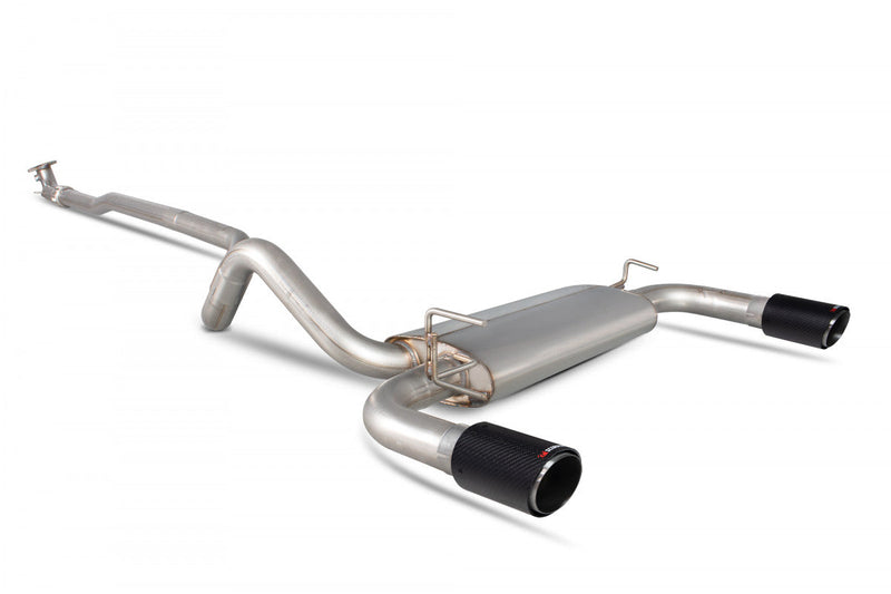 Fiat 500/595/695 Abarth (IHI & Garrett Turbo) Scorpion Exhausts Cat Back None Resonated