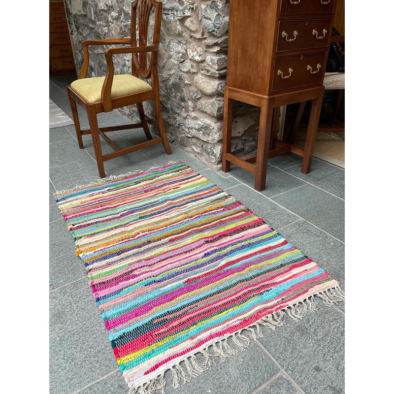 SHANTI Shabby Chic Rag Rug