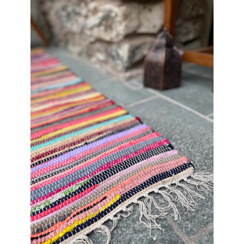 SHANTI Shabby Chic Rag Rug