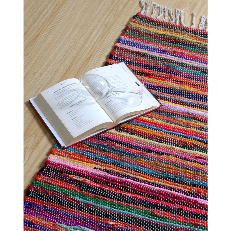 SHANTI Shabby Chic Rag Rug