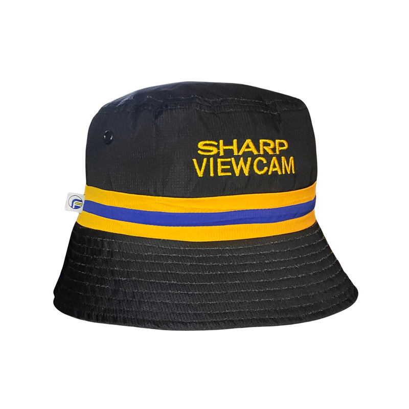 1994 SHARP VIEWCAM Black Away Bucket Hat