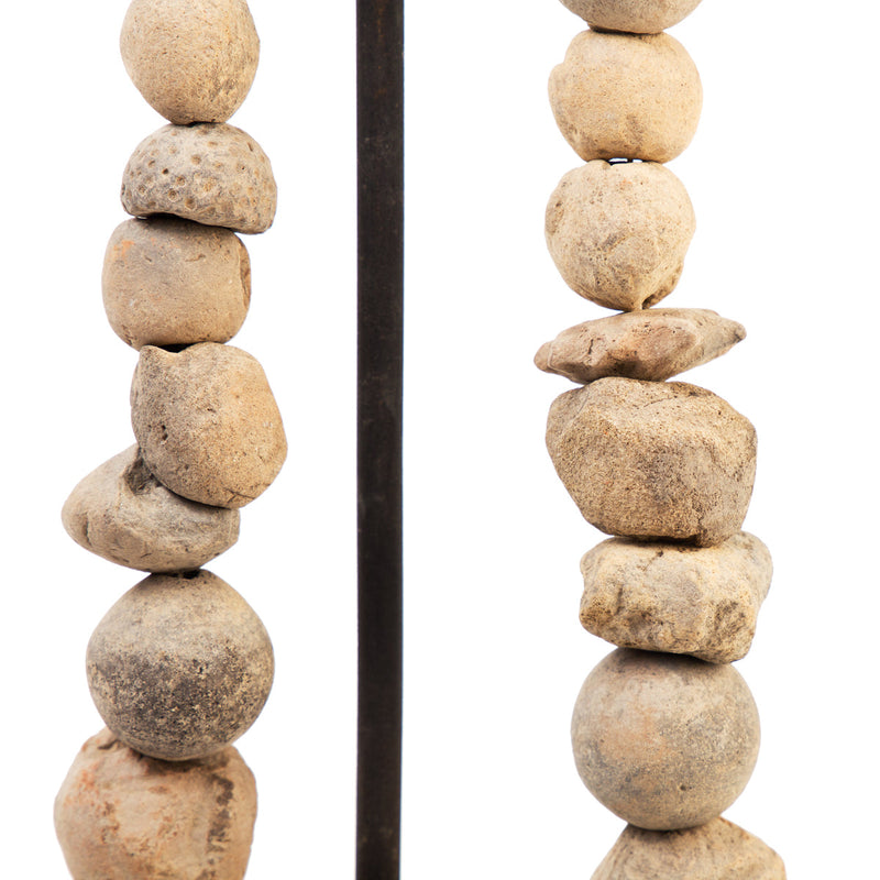 500+ Year old terracotta beads 23D