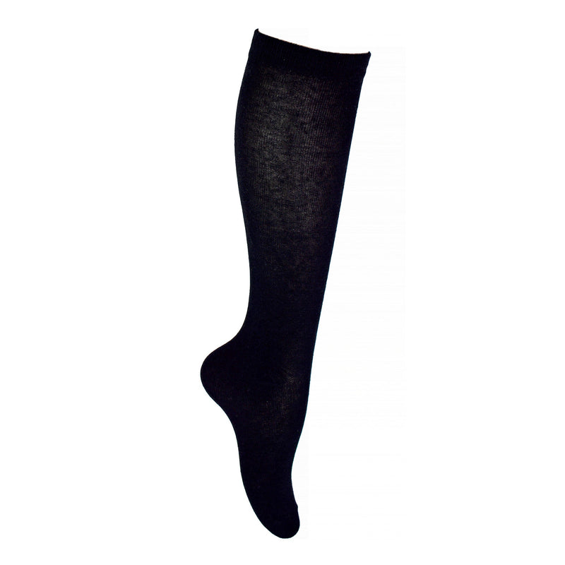 12 Pack Girls Long Knee High Soft Cotton School Socks