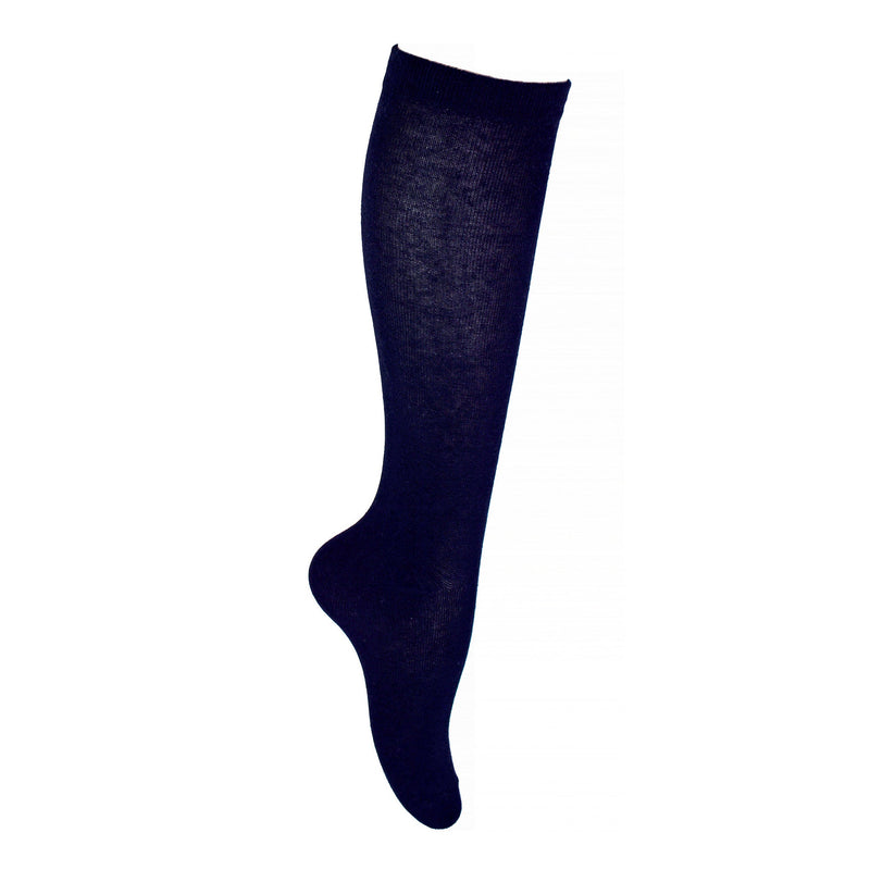 12 Pack Girls Long Knee High Soft Cotton School Socks