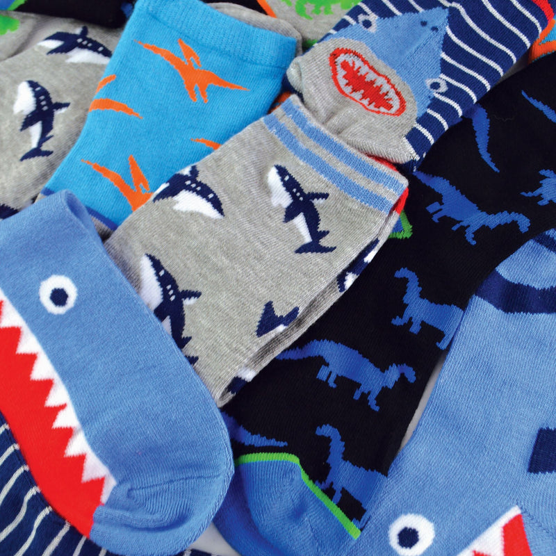 12 Pack Girls & Boys Novelty Soft Breathable Bamboo Trainer Socks