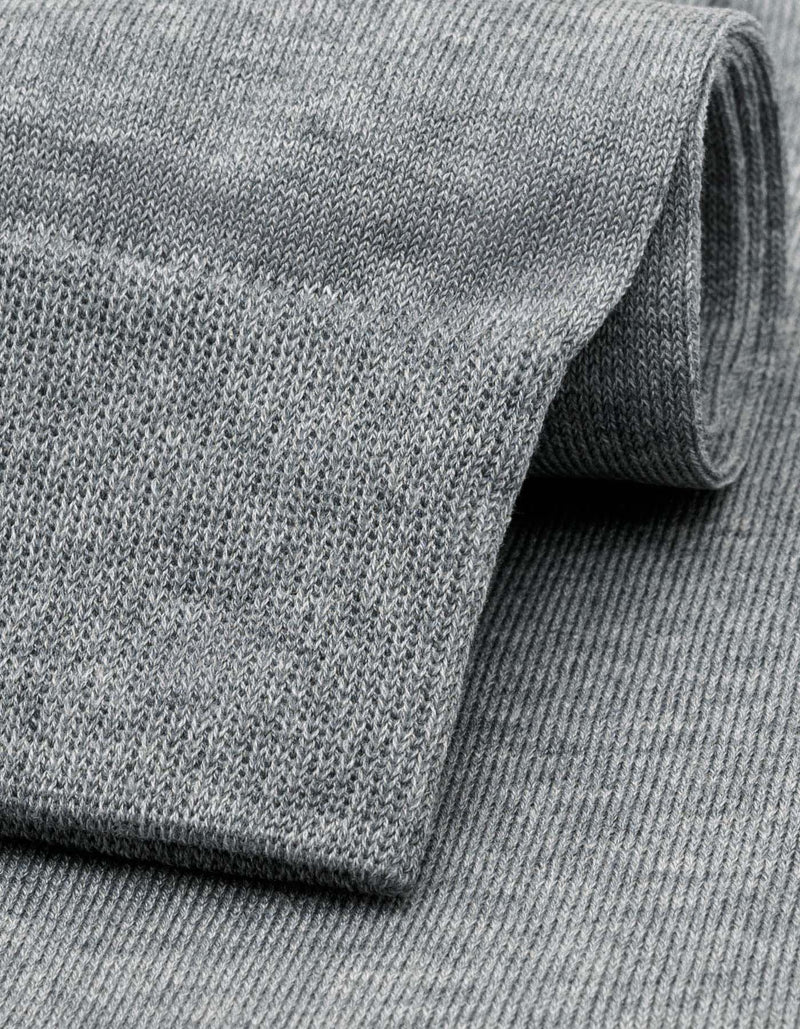 Grey Plain Premium Cotton Socks