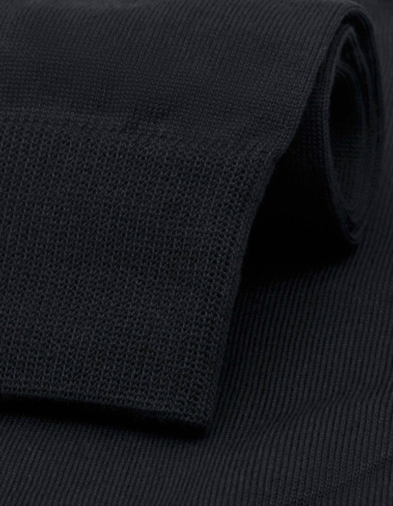 Premium Plain Black Cotton Socks