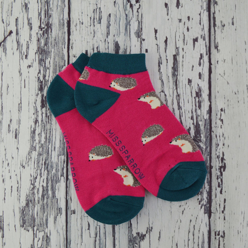 1 Pack Ladies Novelty Animal Themed Bamboo Trainer Socks