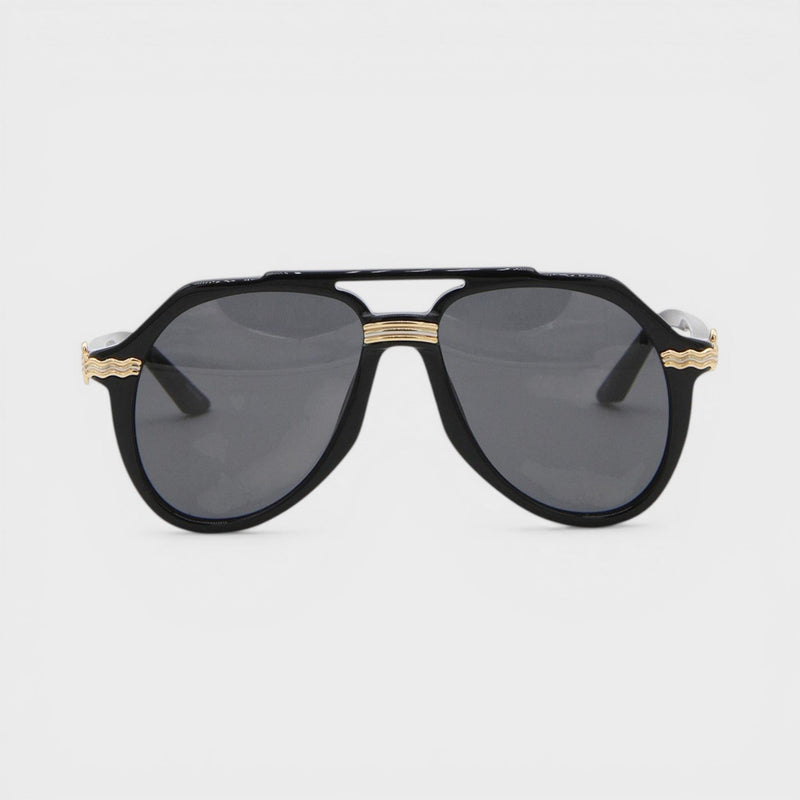 Rajio Sunglasses Black Gold
