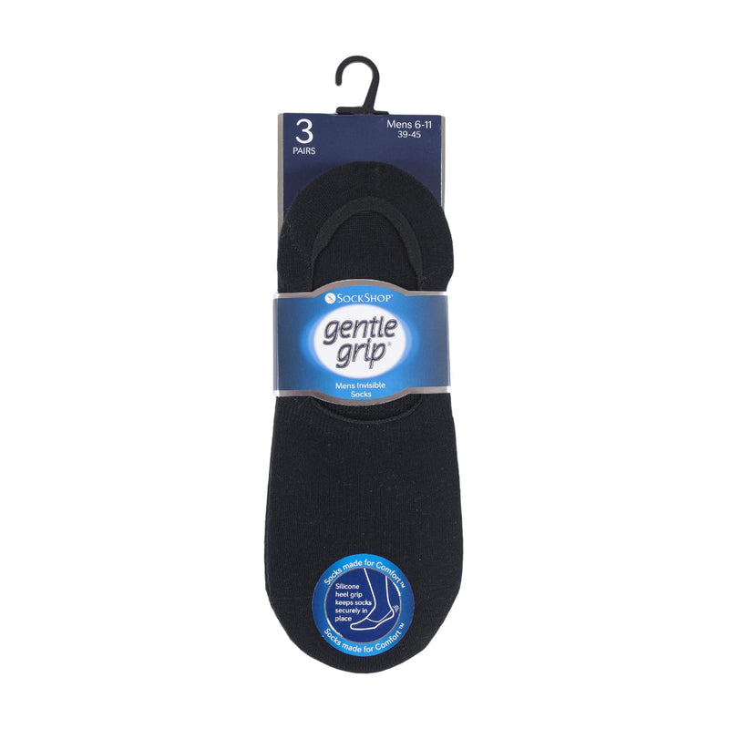 6 Pack Mens Invisible No Show Socks with Silicone Grip