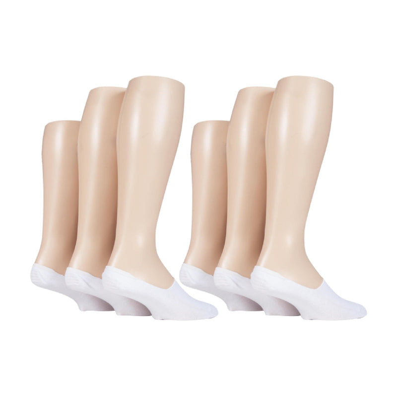 6 Pack Mens Invisible No Show Socks with Silicone Grip