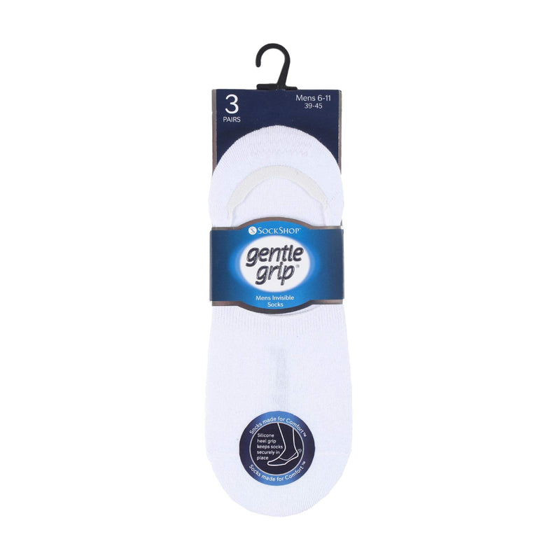 6 Pack Mens Invisible No Show Socks with Silicone Grip