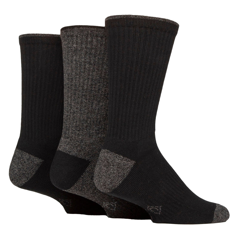 6 Pairs Mens Water Repellent Midweight Outdoor Socks for Hiking & Walking
