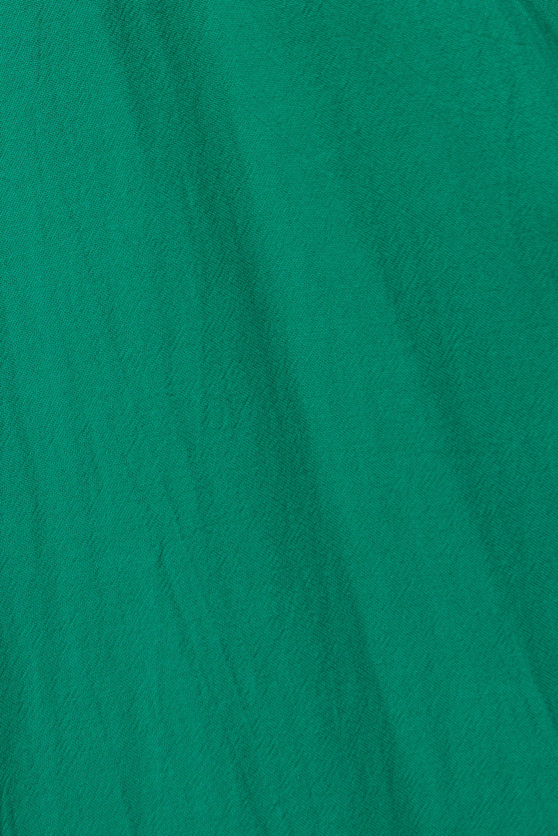 Soumia Jersey Bodice And Recycled Cotton Skirt Midaxi Dress - Green