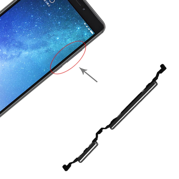 Power Button and Volume Control Button for Xiaomi Max 2, For Xiaomi Max 2