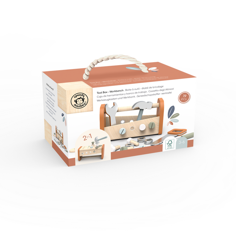 Speedy Monkey 2 in 1 Tool Box & Workbench