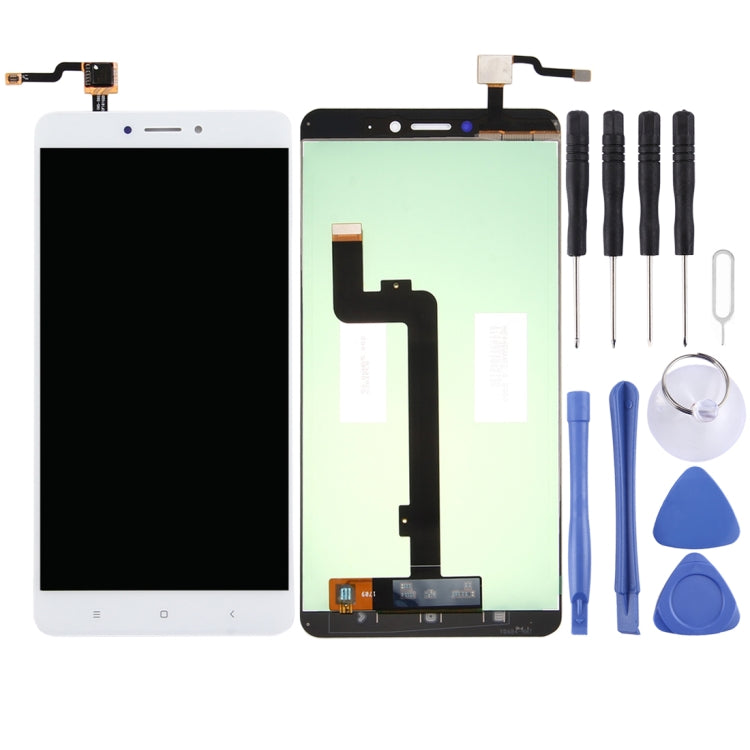 LCD Screen and Digitizer Full Assembly for Xiaomi Mi Max 2, Mi Max 2, For Mi Max 2 White