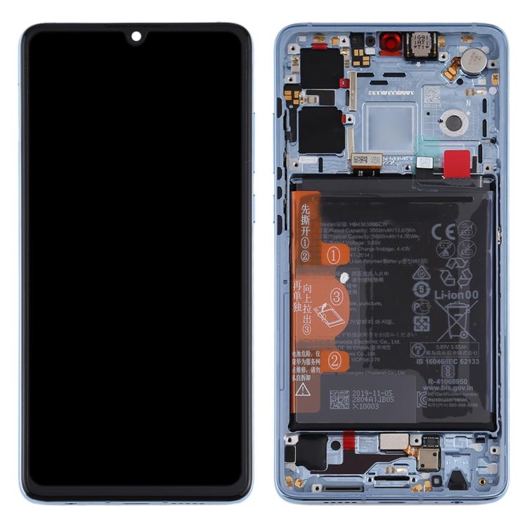 LCD Screen and Digitizer Full Assembly with Frame for Huawei P30, For P30, For Huawei P30(Breathing Crystal)