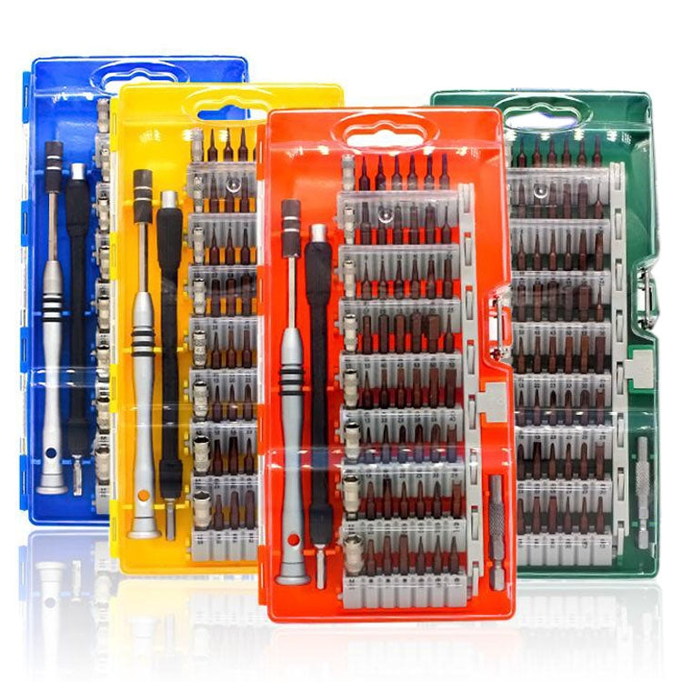 60 in 1 S2 Tool Steel Precision Screwdriver Nutdriver Bit Repair Tools Kit, 60 in 1 (Green), 60 in 1 (Blue), 60 in 1 (Yellow), 60 in 1 (Orange)