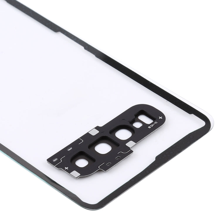 For Samsung Galaxy S10 G973F/DS G973U G973 SM-G973 Transparent Battery Back Cover with Camera Lens Cover , For Galaxy S10