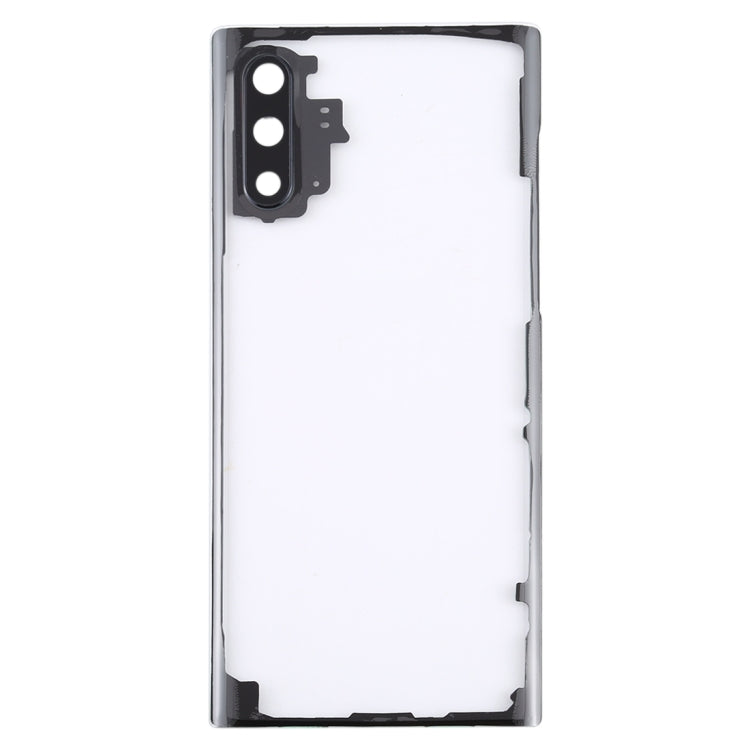 For Samsung Galaxy Note 10 N970 N9700 Transparent Battery Back Cover with Camera Lens Cover , For Galaxy Note 10